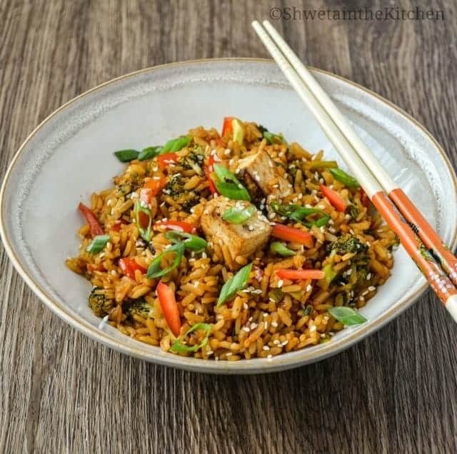 brown rice stir fry