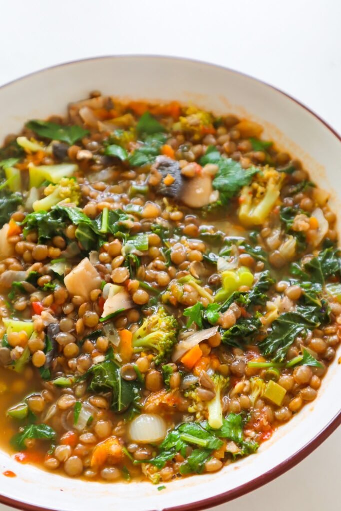 Vegetarian Lentil Soup: