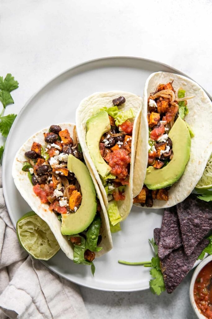 Black Bean and Sweet Potato Tacos